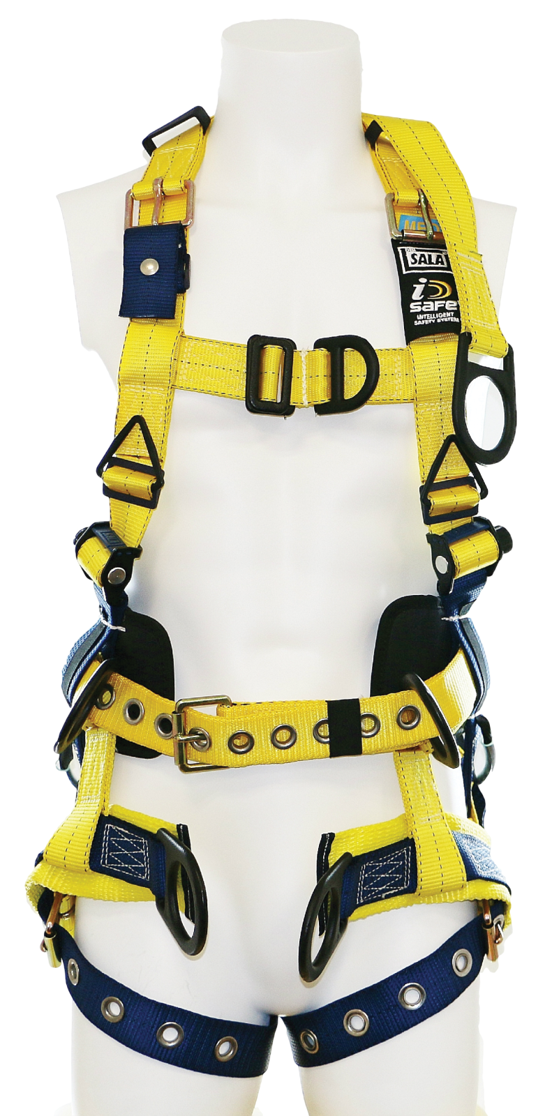 3M DBI-SALA Delta Vest Tower Climbing/Positioning Safety Harness with Back D-ring Extension - N Blue - X-Large - 1100392