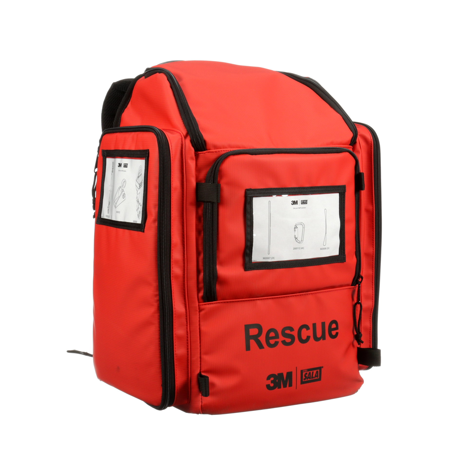 3M DBI-SALA Rollgliss R550 Oil and Gas Rescue and Descent Device Kit with Rescue Wheel - Kernmantle Rope - 200 ft - 3300005