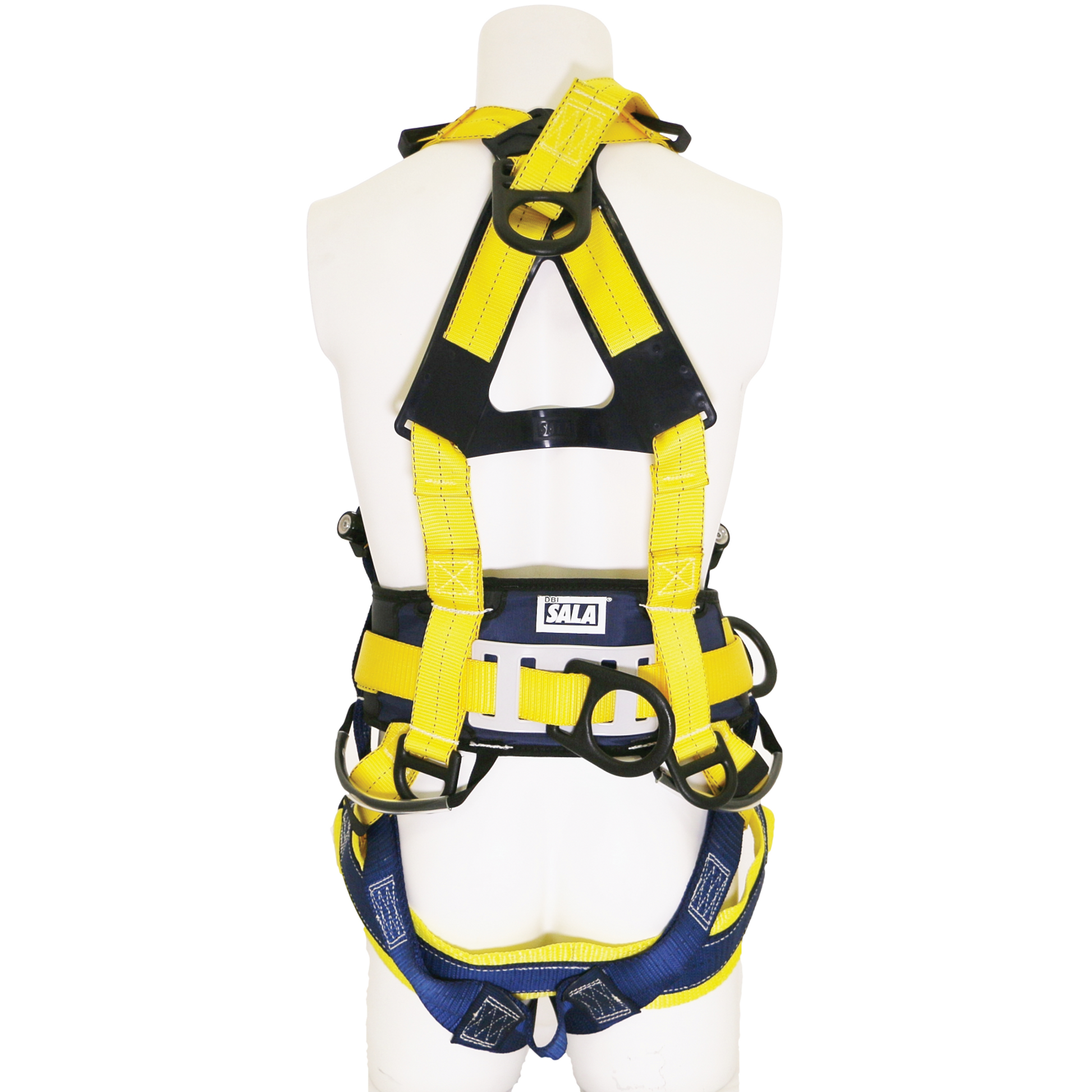 3M DBI-SALA Delta Vest Tower Climbing/Positioning Safety Harness with Back D-ring Extension - Blue - Small - 1100389