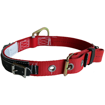 3M Protecta Mining Tongue Buckle Restraint Belt with Miner Straps - Red - Small - 1090030