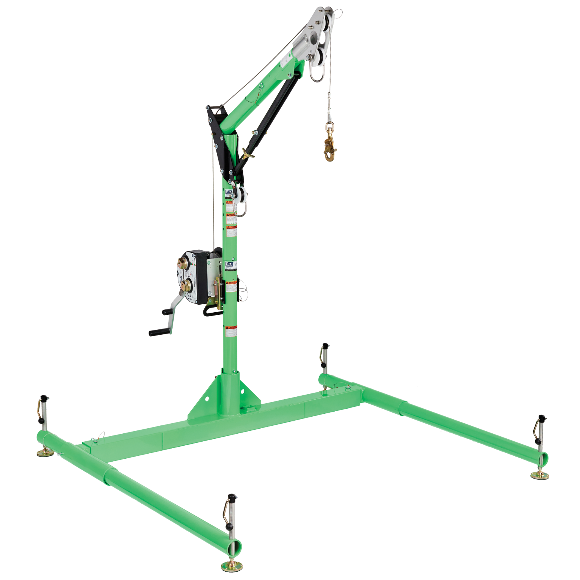 3M DBI-SALA Confined Space Portable Freestanding Expandable 3-Piece Davit Mast Base - 70 - 97 in Width - 8518008