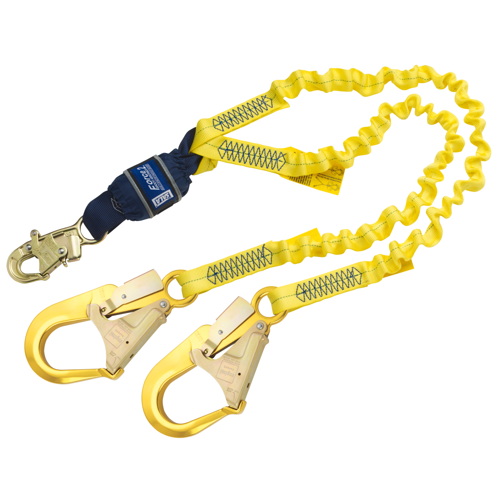 3M DBI-SALA EZ-Stop F2 100% Tie-Off Stretch Web Shock-Absorbing Lanyard - 6 ft - 1246264