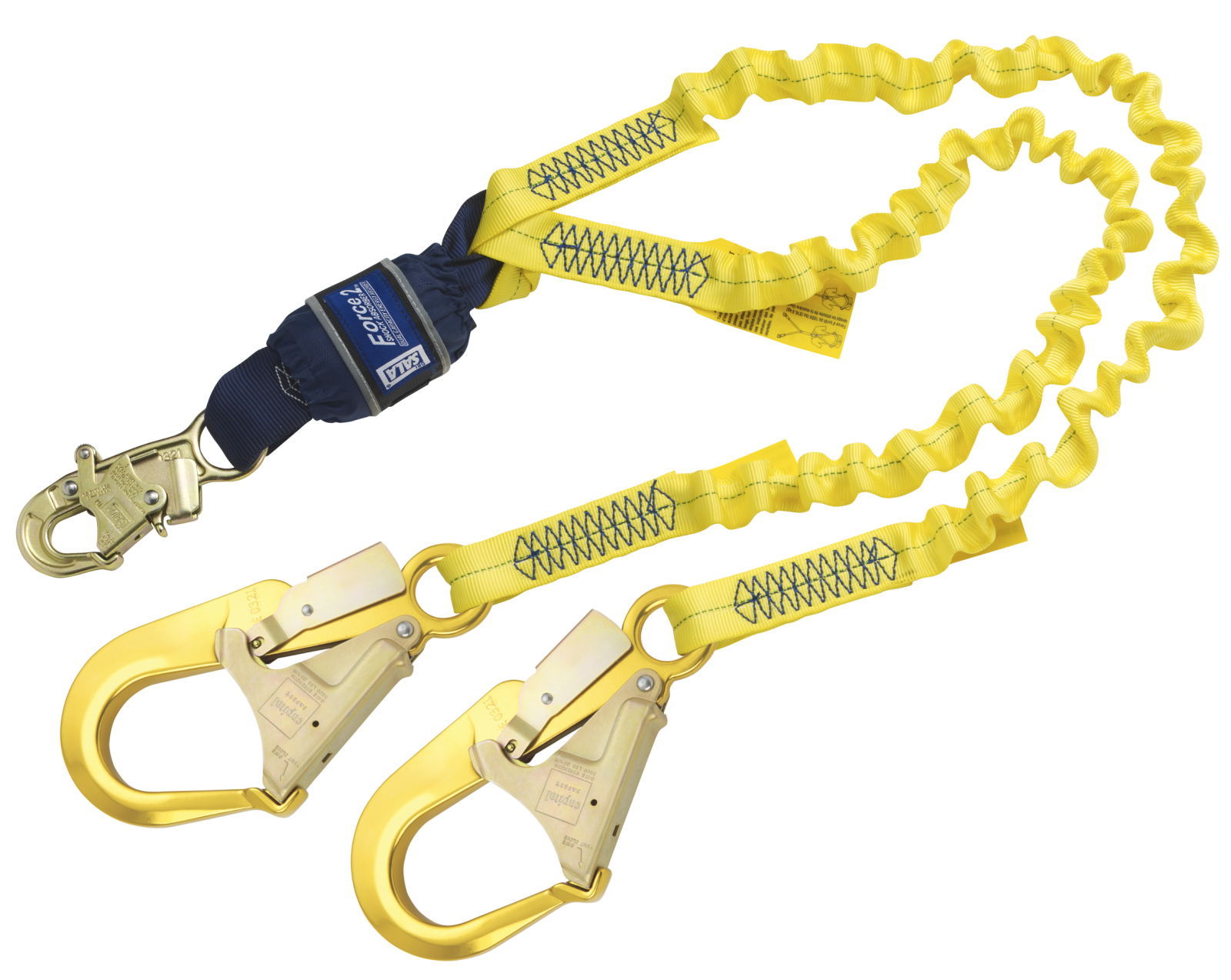 3M DBI-SALA EZ-Stop F2 100% Tie-Off Stretch Web Shock-Absorbing Lanyard - 6 ft - 1246264