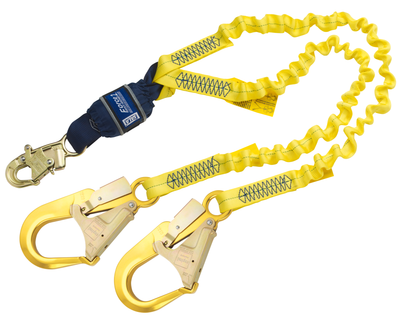 3M DBI-SALA EZ-Stop F2 100% Tie-Off Stretch Web Shock-Absorbing Lanyard - 6 ft - 1246264