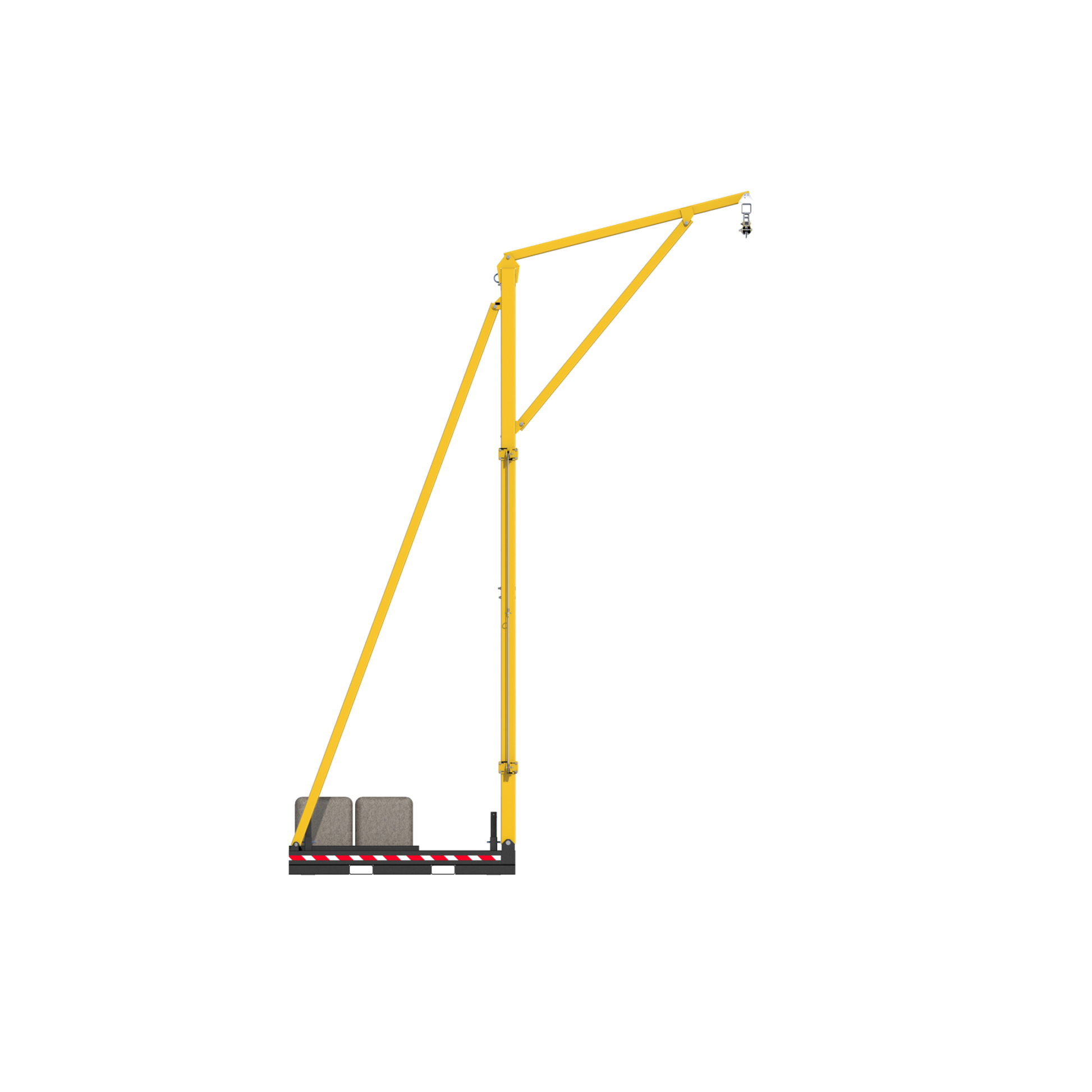 3M DBI-SALA Flexiguard Counterweight Rail Fixed Height Anchor System without Concrete - 2 User - 22 ft High - 42 ft Wide - 8517762