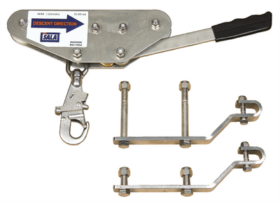 3M DBI-SALA Rollgliss Sloped High Speed Automatic Descender Hardware Kit - Stainless Steel Hook - 3302976