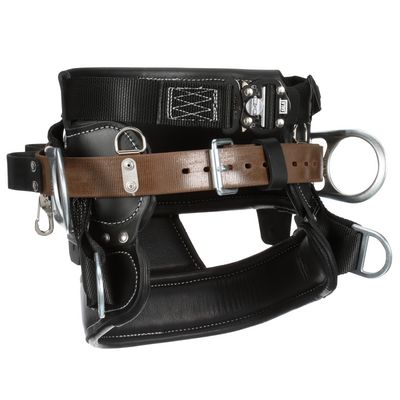 3M DBI-SALA 4D Lineman Tongue Buckle Positioning/Fall Restrict Belt - Leather - Seat - Black - D28 - 1000886