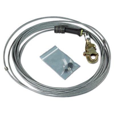 3M DBI-SALA Sealed-Blok Self-Retracting Lifeline Cable Assembly - Stainless Steel - 130 ft - 3900112