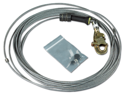 3M DBI-SALA Sealed-Blok Self-Retracting Lifeline Cable Assembly - Stainless Steel - 130 ft - 3900112