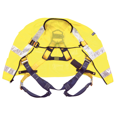 3M DBI-SALA Delta Hi-Vis Reflective Workvest Safety Harness - Yellow - 2X - 1111586