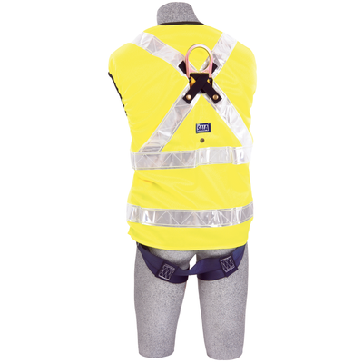 3M DBI-SALA Delta Hi-Vis Reflective Workvest Safety Harness - Yellow - 2X - 1111586