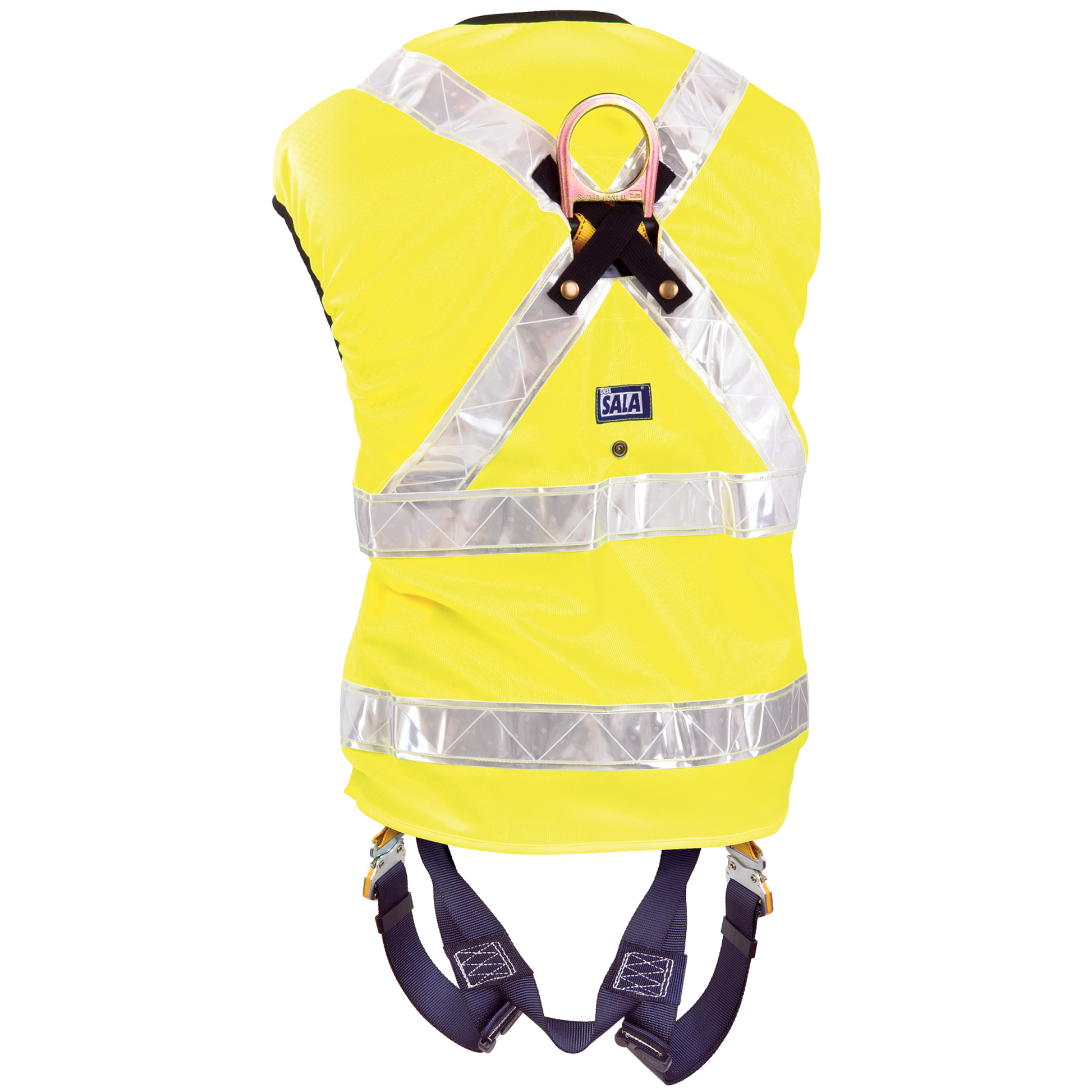 3M DBI-SALA Delta Hi-Vis Reflective Workvest Safety Harness - Yellow - 2X - 1111586
