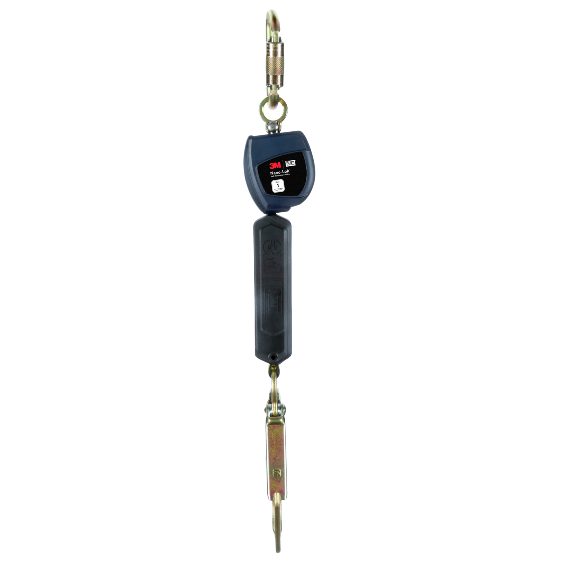 3M DBI-SALA Nano-Lok Personal Self Retracting Lifeline with Anchor Hook - Web Steel Rebar Hook - 6 ft. - Class 1 - ANSI - 3100522