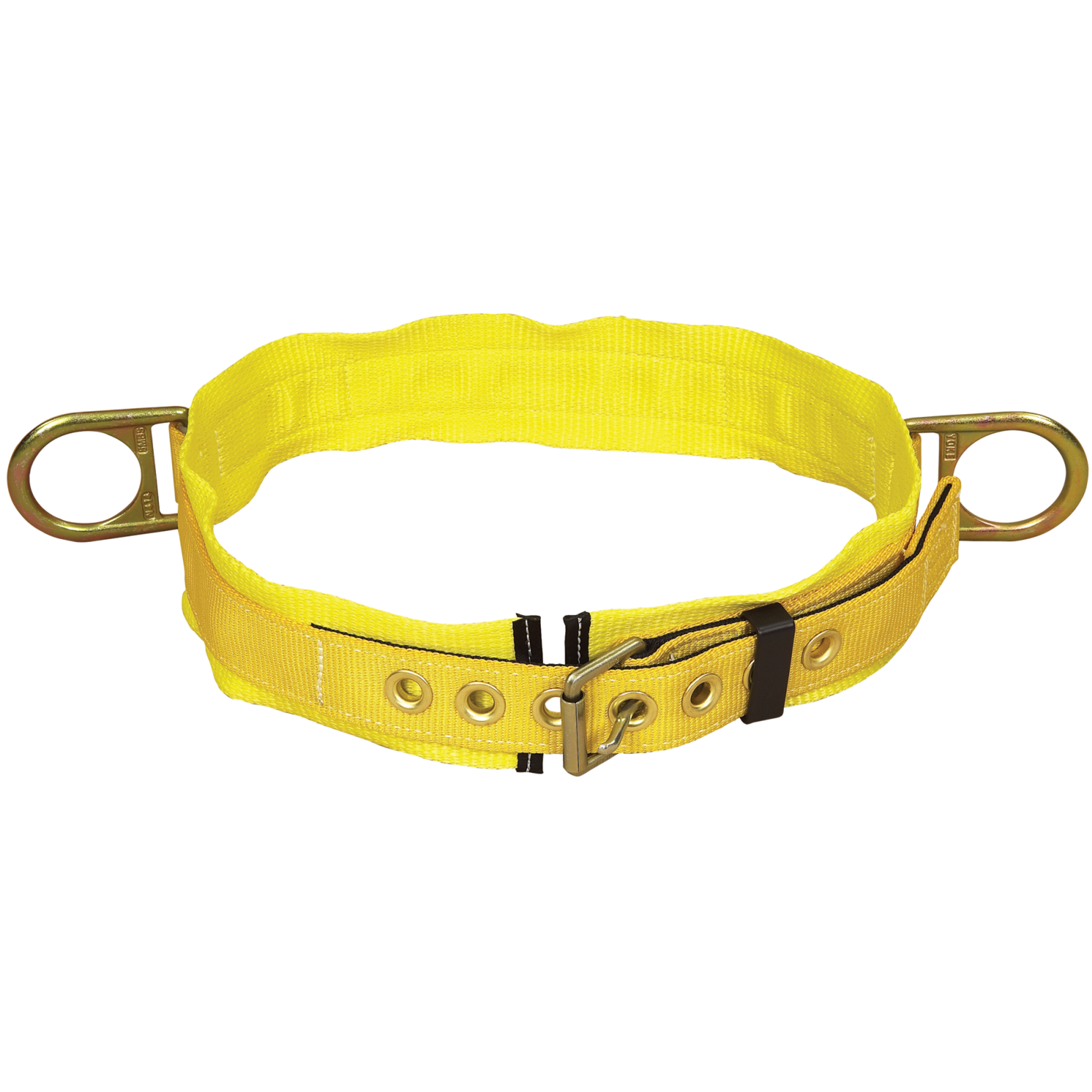 3M DBI-SALA Tongue Buckle Positioning Belt with Hip Pad - Yellow - 4X - 1000028