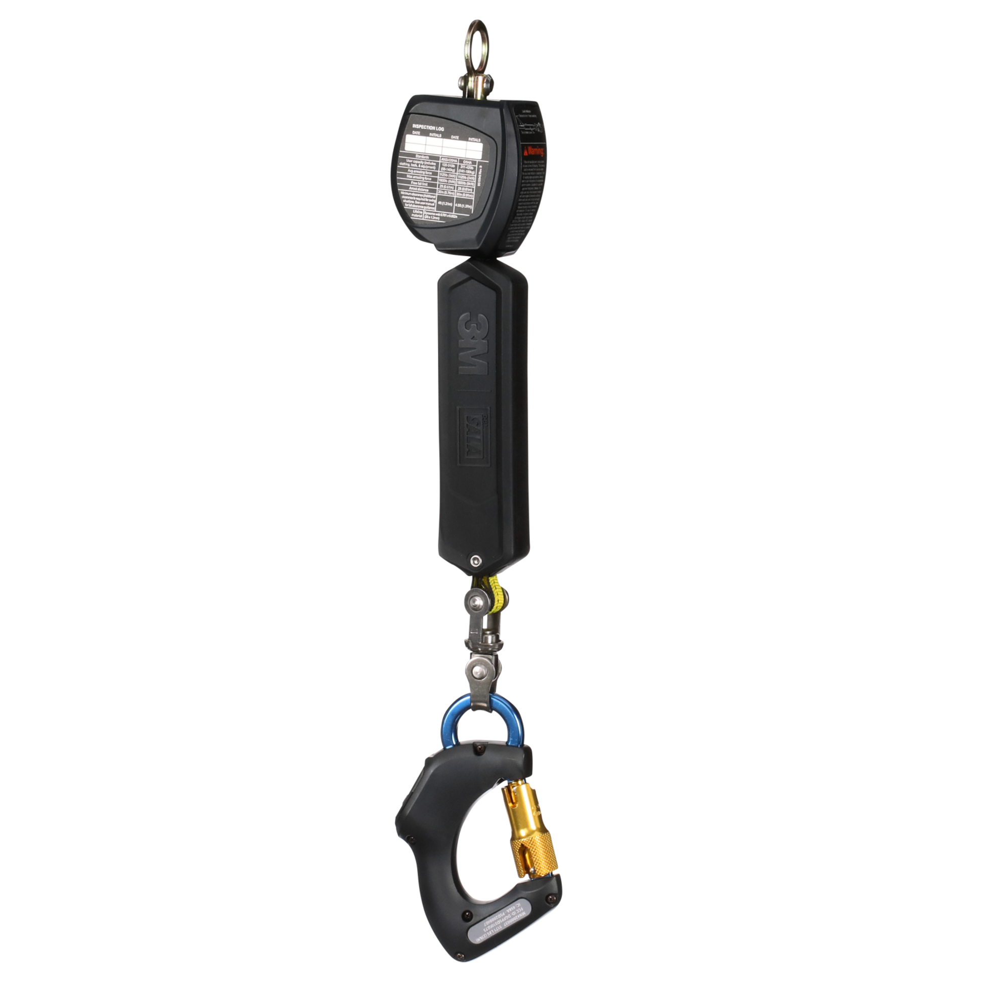 3M DBI-SALA Nano-Lok Connected Carabiner Self-Retracting Lifeline - Web - ANSI - 6 ft - 2000044