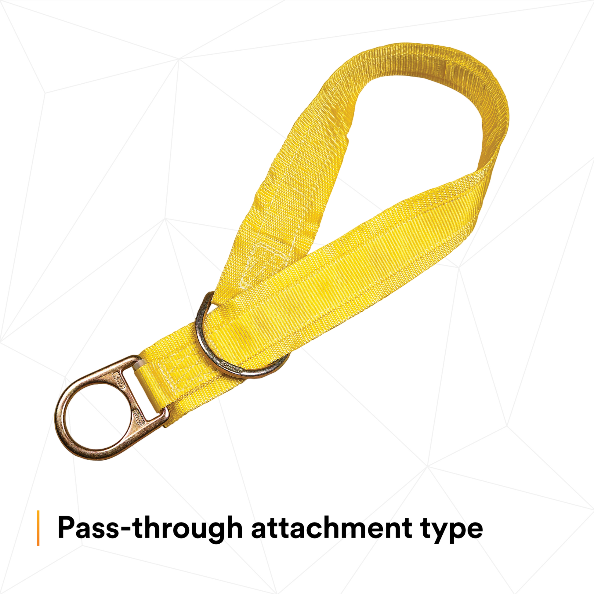 3M DBI-SALA Pass-Thru Web Tie-Off Adapter Anchor - Polyester - 5 ft - 1002005