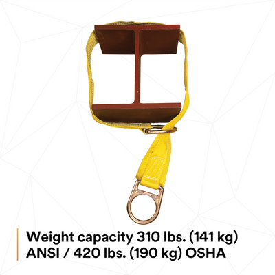 3M DBI-SALA Pass-Thru Web Tie-Off Adapter Anchor - Polyester - 5 ft - 1002005