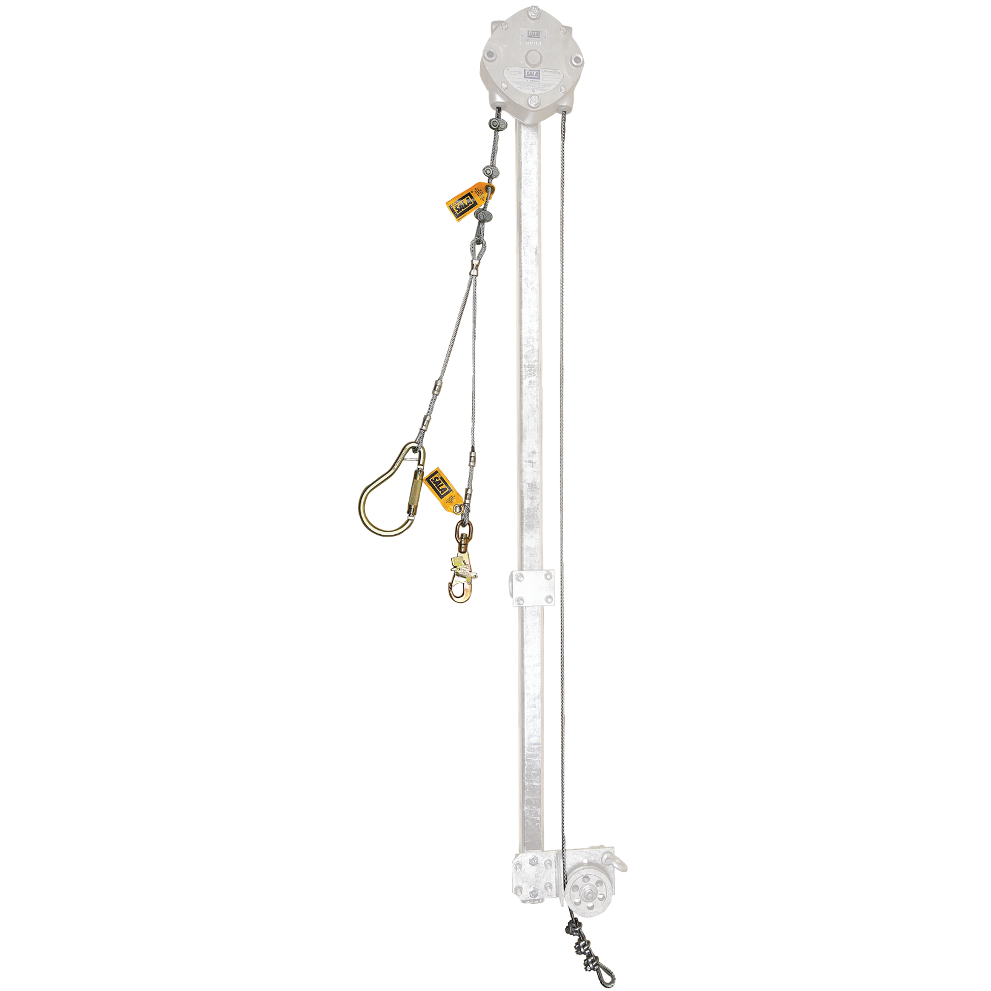 3M DBI-SALA SSB Cable Climb Assist System Lifeline Assembly - 1/4 in Galvanized Steel 7 x 19 - 100 ft - 3512100