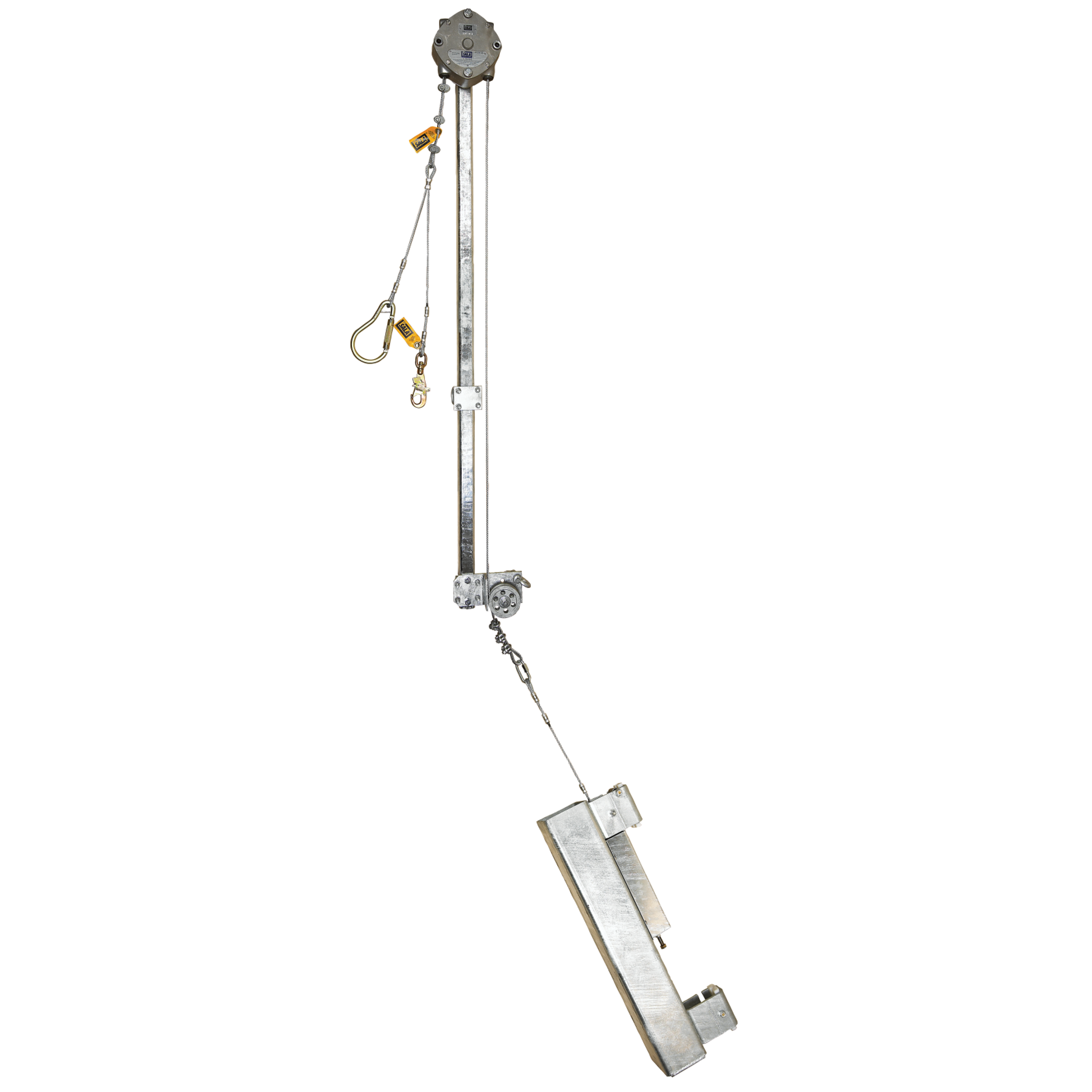 3M DBI-SALA SSB Cable Climb Assist System Lifeline Assembly - 1/4 in Galvanized Steel 7 x 19 - 100 ft - 3512100