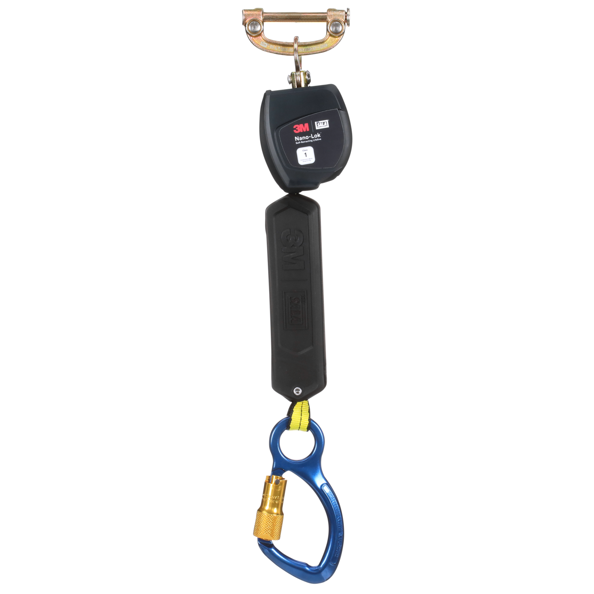 3M DBI-SALA Nano-Lok Personal Self-Retracting Lifeline - Web Aluminum Carabiner - 6 ft. - Class 1 - ANSI - 3100523