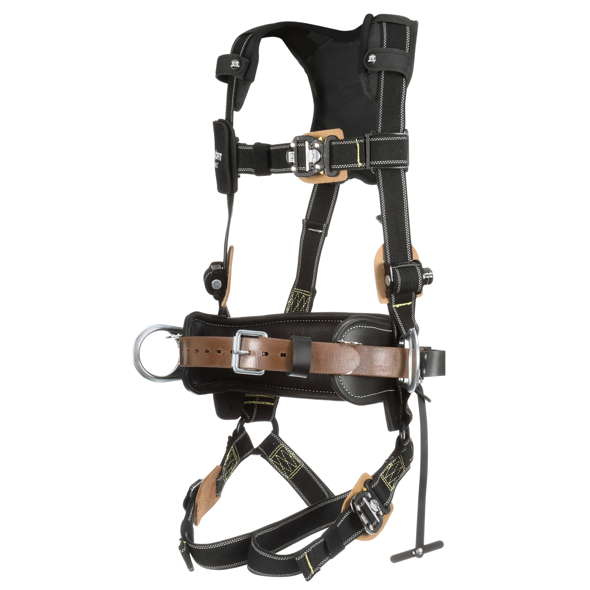 3M DBI-SALA ExoFit NEX Comfort Arc Flash Lineman Positioning Safety Harness with 2D Belt - Medium/D24 - 1114293