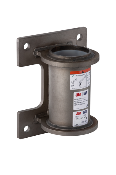 3M DBI-SALA Confined Space Wall Mount Base Stainless Steel - 8000102