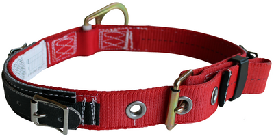 3M Protecta Mining Tongue Buckle Restraint Belt with Miner Straps - Red - Medium - 1090031