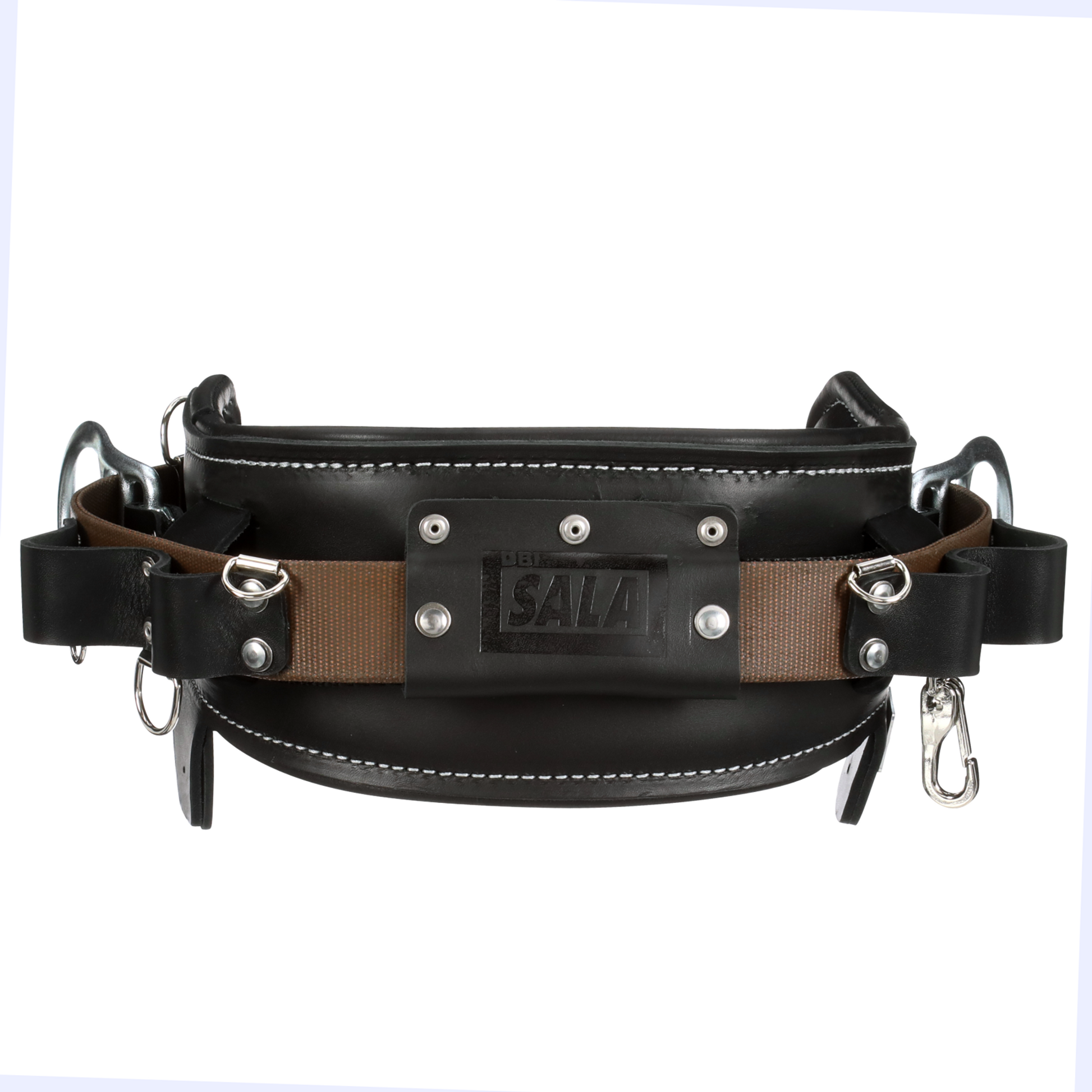 3M DBI-SALA 2D Lineman Tongue Buckle Positioning Belt - Leather - Black - D27 - 1003249