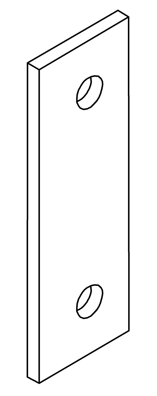 3M DBI-SALA Lad-Saf Vertical Safety System Stand-Off Bracket - Stainless Steel - 6100710
