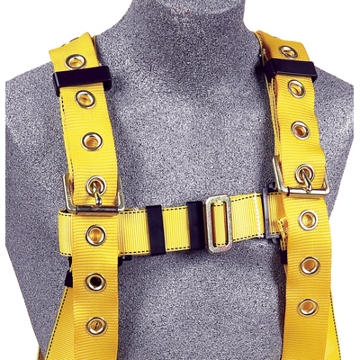 3M DBI-SALA Derrick Tongue Buckle Positioning Belt with Tongue Buckle Harness Connector - Yellow - Medium - 1003220