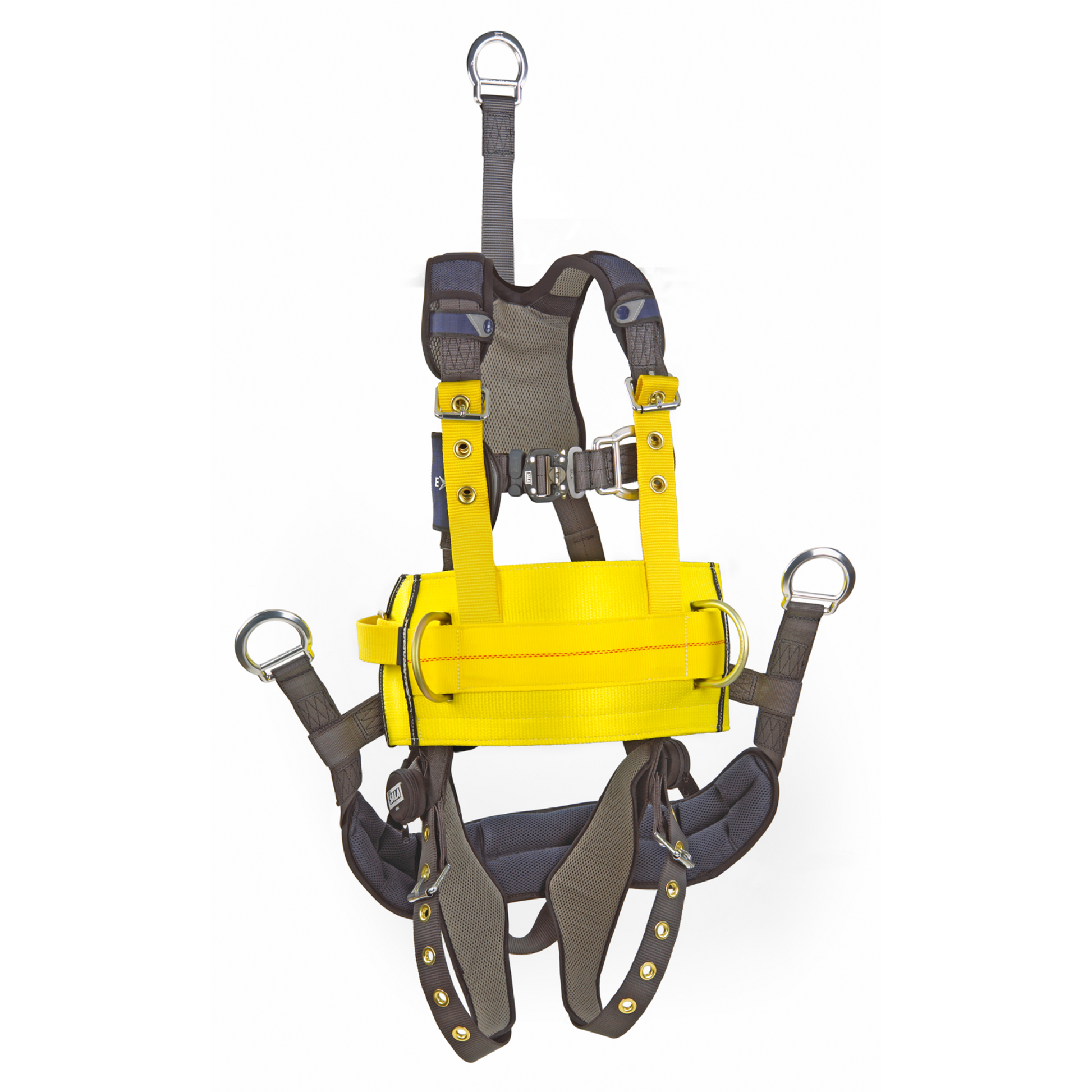 3M DBI-SALA Derrick Tongue Buckle Positioning Belt with Tongue Buckle Harness Connector - Yellow - Medium - 1003220