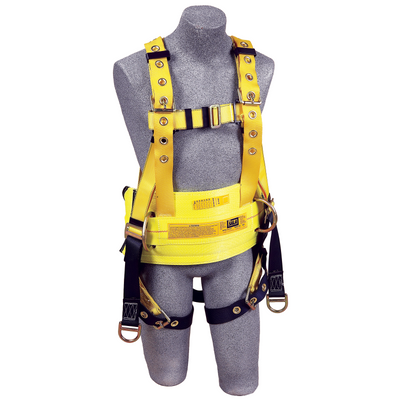 3M DBI-SALA Derrick Tongue Buckle Positioning Belt with Tongue Buckle Harness Connector - Yellow - Medium - 1003220