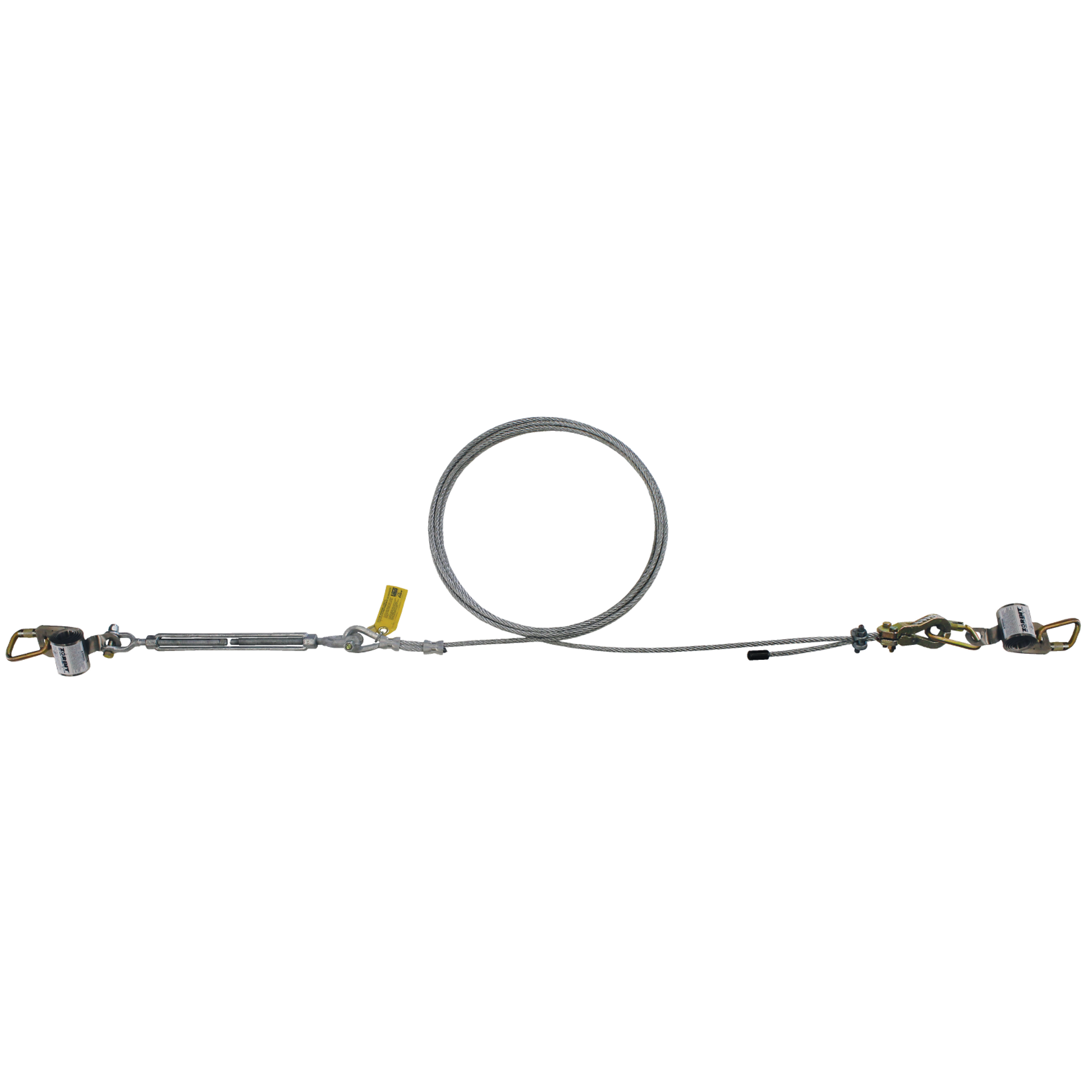 3M DBI-SALA Single-Span 160 ft. Horizontal Lifeline For Stanchions - Galvanized Cable - 7403160