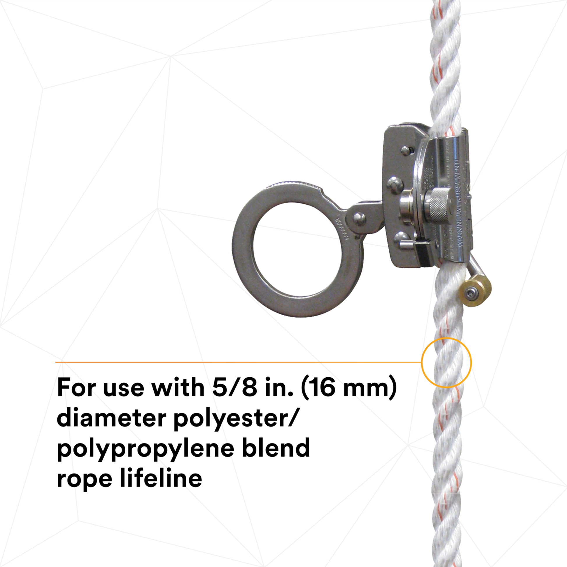 3M Protecta Mobile Rope Grab 5000003 - Fits 5/8 in Rope