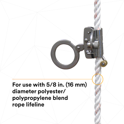 3M Protecta Mobile Rope Grab 5000003 - Fits 5/8 in Rope