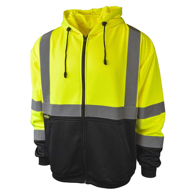 Radians Class 3 Color Blocked Hooded Sweatshirt w/ Black Bottom - SJ01B-3