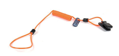 Ty-Flot EZ Clean Coil Hard Hat Tether-w/metal crimps 100/pkg - EZLNYHRDCLMTL