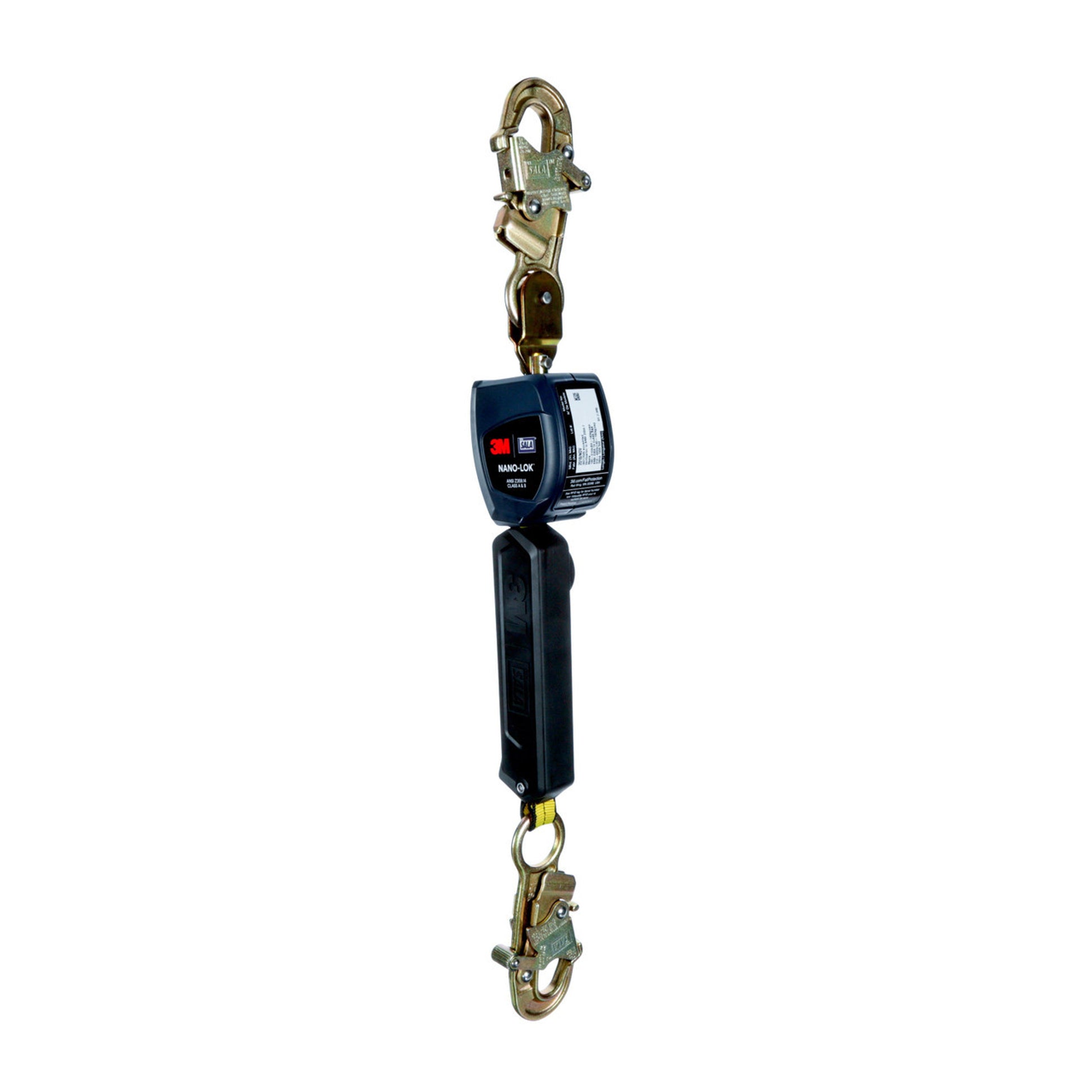 3M DBI-SALA Nano-Lok Self Retracting Lifeline with Anchor Hook Single-leg Web 3101218 6 ft
