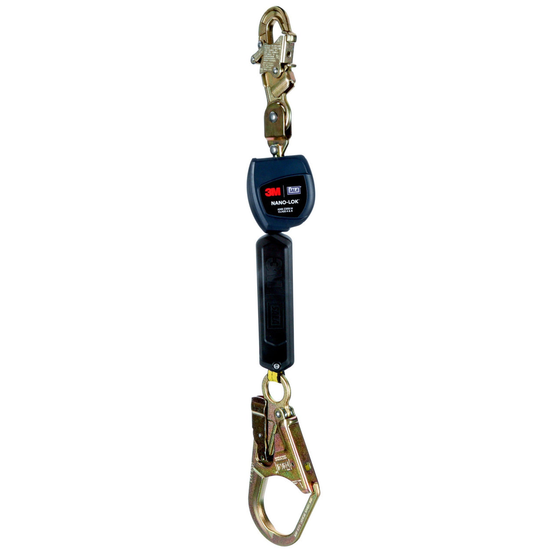 3M DBI-SALA Nano-Lok Self Retracting Lifeline with Anchor Hook Single-leg Web 3101219 6 ft