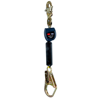 3M DBI-SALA Nano-Lok Self Retracting Lifeline with Anchor Hook Single-leg Web 3101219 6 ft