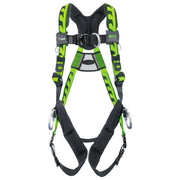Miller AirCore Aluminum Hardware Green Harness w/Front & Side D-Rings - Universal (Large/XL) - AAF-QCDUG
