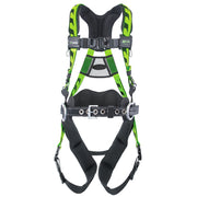 Miller AirCore Aluminum Hardware Green Harness w/Side D-Rings Lumbar Pad - Belt - Universal (Large/XL) - ACA-QC-BDP/UGN