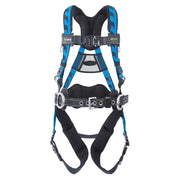 Miller AirCore Aluminum Hardware Blue Harness w/Side D-Rings Lumbar Pad - Belt - Universal (Large/XL) - ACA-QC-BDP/UBL