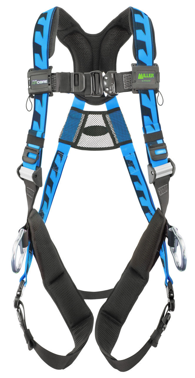 Miller AirCore Aluminum Hardware Blue Harness w/Side D-Rings - Universal (Large/XL) - ACA-QC-D/UBL