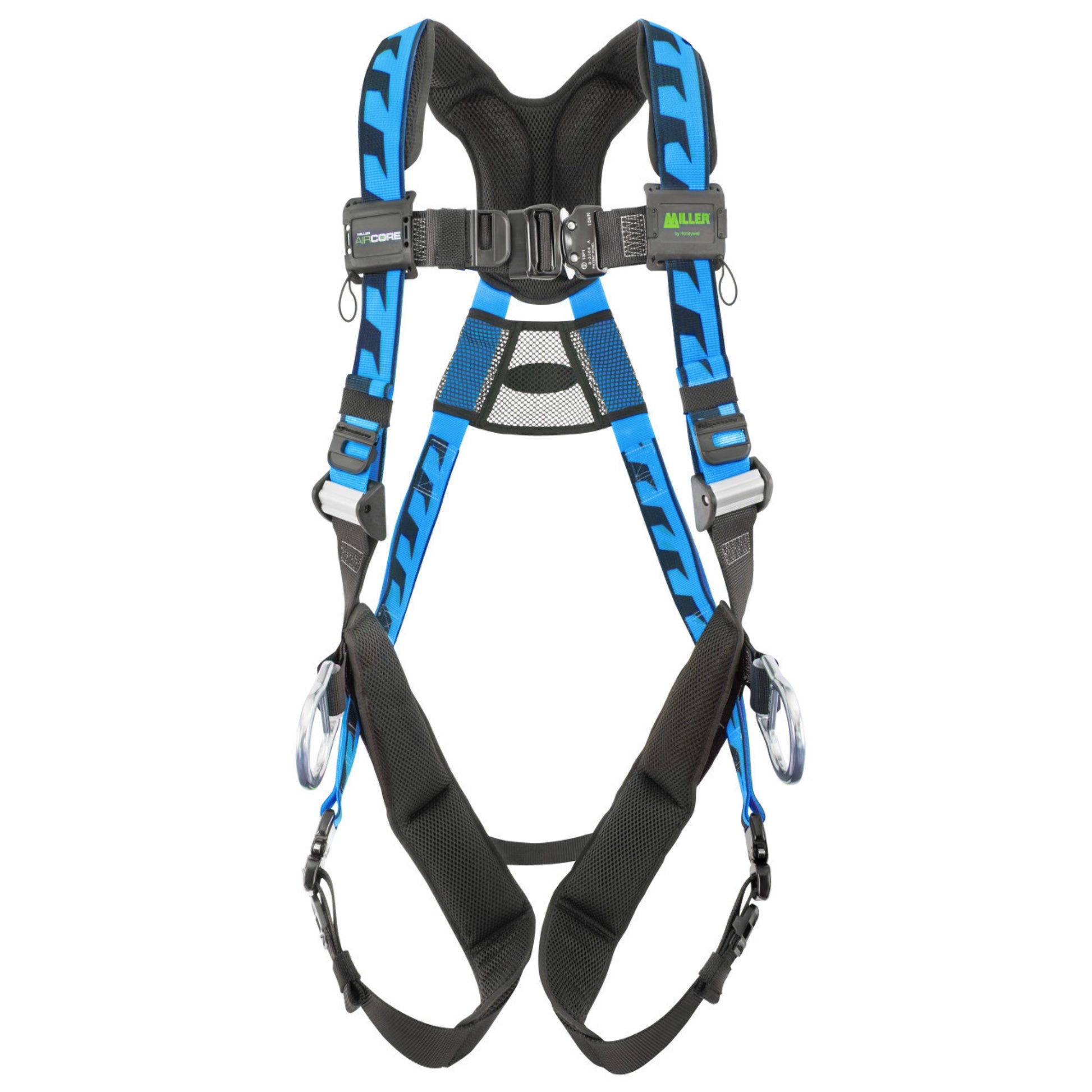 Miller AirCore Aluminum Hardware Blue Harness w/Side D-Rings - Small/Medium - ACA-QC-D/S/MBL