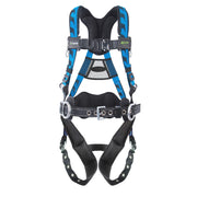Miller AirCore Aluminum Hardware Blue Harness w/Side D-Rings Lumbar Pad - Belt - Universal (Large/XL) - ACA-TB-BDP/UBL