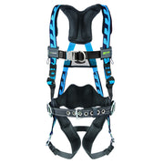 Miller AirCore Steel Hardware Blue Harness w/Front & Side D-Rings Lumbar Pad - Belt - 2X/3X - ACF-QCBDP23XB