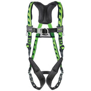 Miller AirCore Steel Hardware Green Harness w/Front D-Ring - Universal (Large/XL) - ACF-TBUG