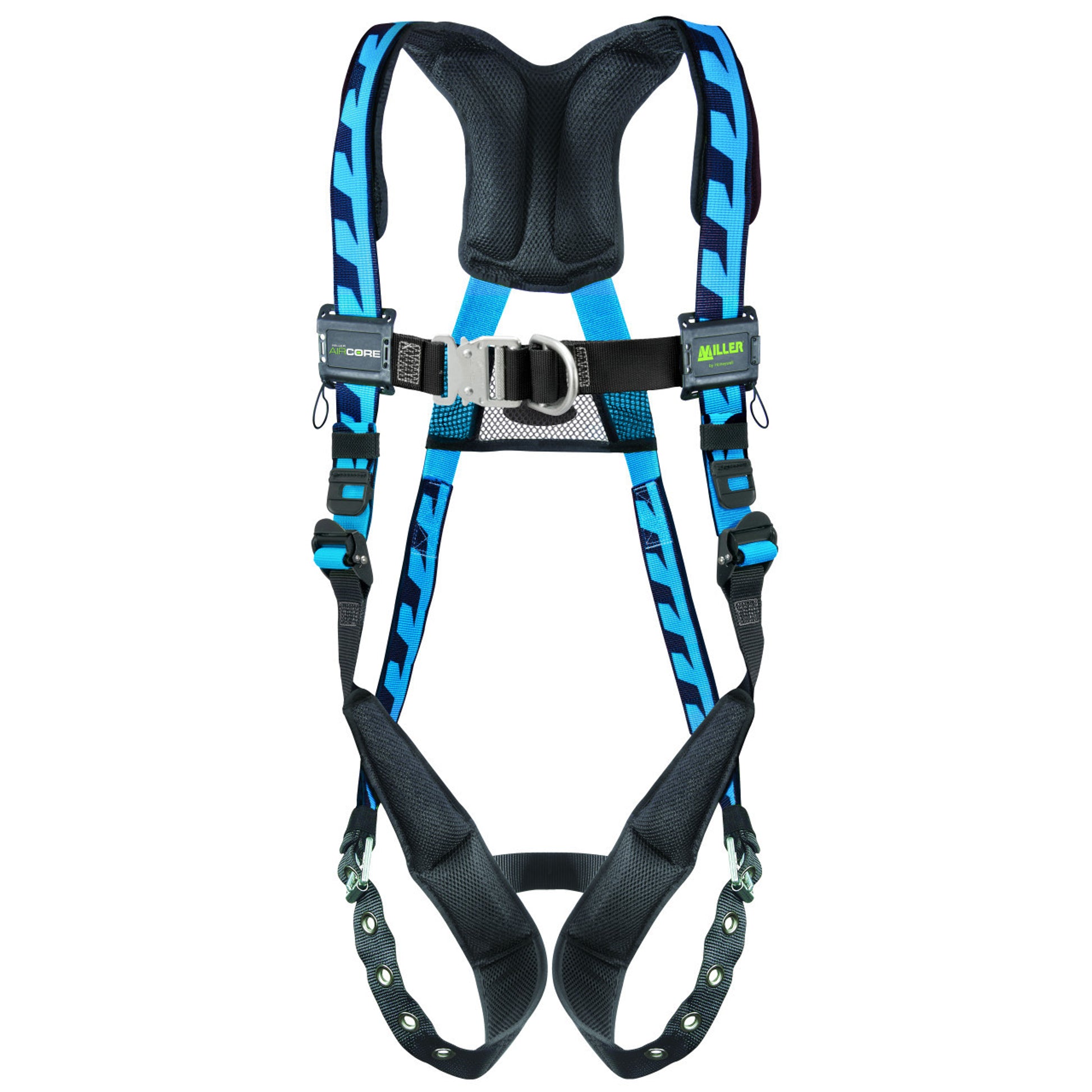 Miller AirCore Steel Hardware Blue Harness w/Front D-Ring - Small/Medium - ACF-TBSMB