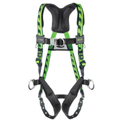 Miller AirCore Steel Hardware Green Harness w/Front & Side D-Rings - Small/Medium - ACF-TBDSMG